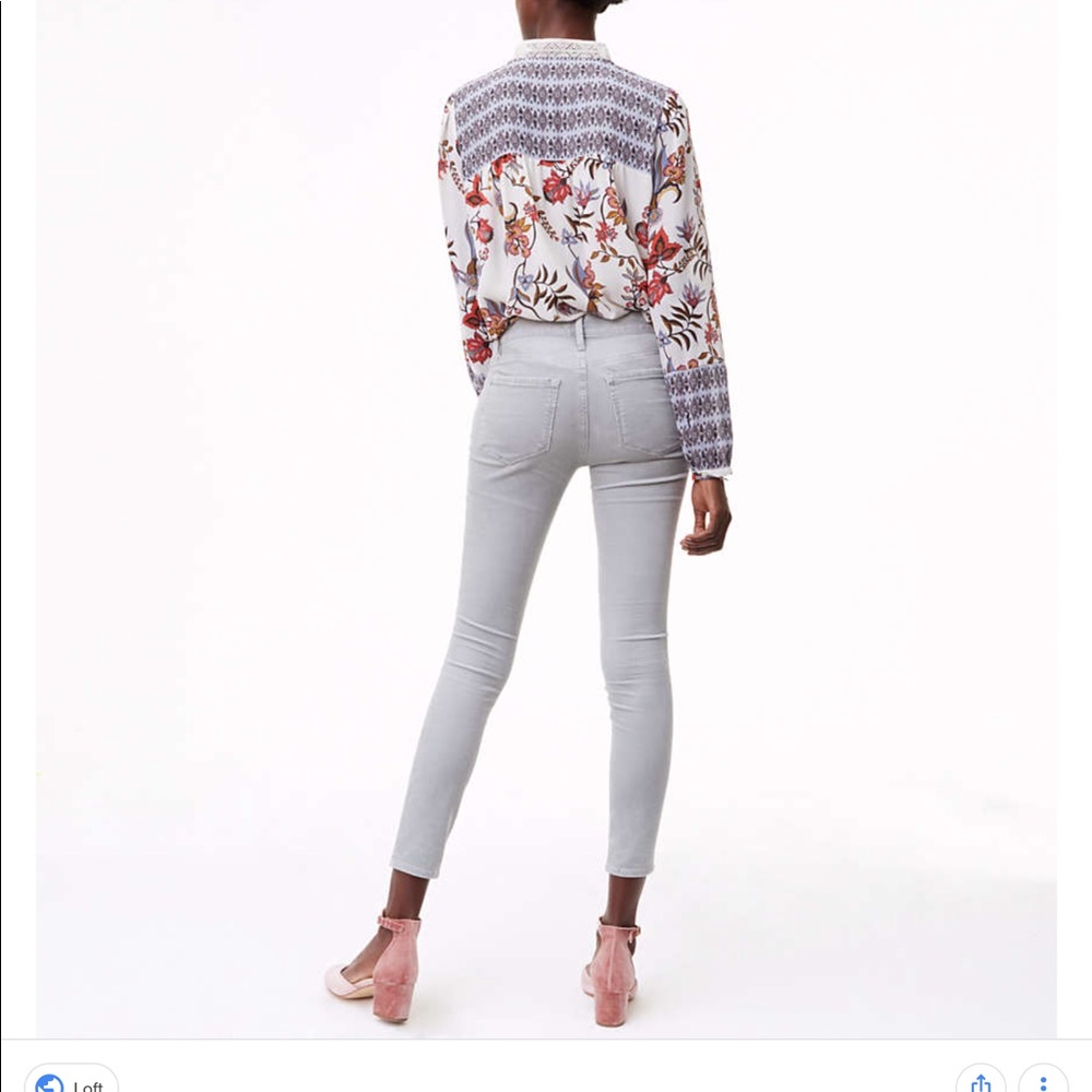 LOFT  00P/24 MODERN SKINNY BRUSHED CORDUROY PANT - Picture 3 of 6